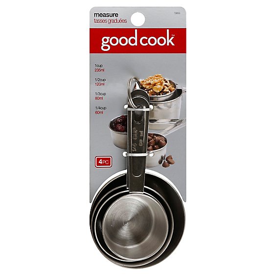GoodCook Measure Cups Ss - Each