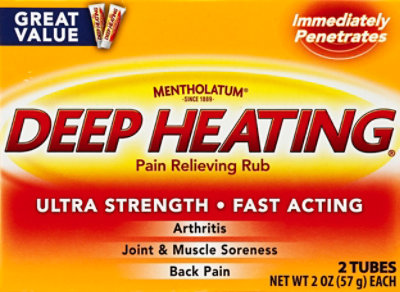 Deep Heat Rub Tube - 2 OZ - Image 2