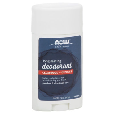 Now Foods Cedarwood & Cypress Long Lasting Deodorant - 2.2 OZ - Image 2