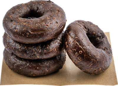 Haggen Chocolate Bagels - Made Right Here Always Fresh - 4ct - Image 1
