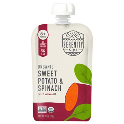 Serenity Kids Sweet Potato With Spinach - 3.5 Oz - Image 2