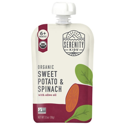 Serenity Kids Sweet Potato With Spinach - 3.5 Oz - Image 1