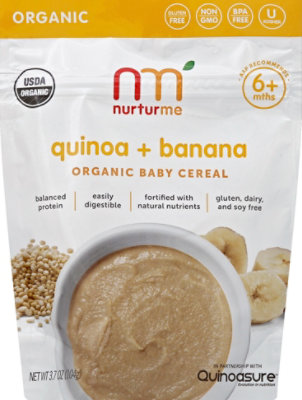 Nurturme Quinoa Banana Cereal - 3.7 OZ - Image 2