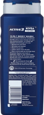 Nivea Men Hair Bwsh Active 3 - 16.9 FZ - Image 3