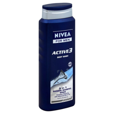 Nivea Men Hair Bwsh Active 3 - 16.9 FZ - Image 1