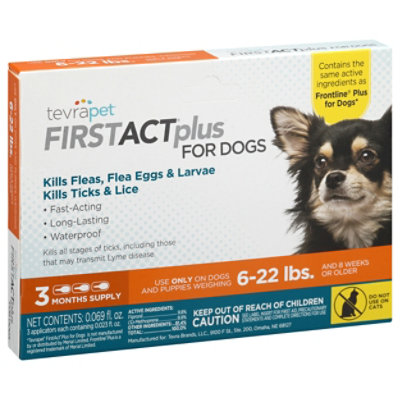 Tvrpt Firstact Plus Dogs Med - 3 CT - Image 1