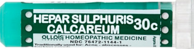 Ollois Homeopathic Medicine Hepar Sulphuris Calcareum 30c - 80 Count - Image 1