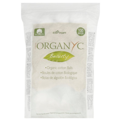 Organyc Cotton Balls - 100 CT - Image 1