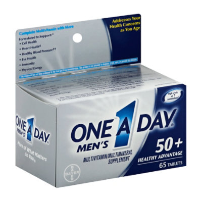 One A Day Mens 50 Plus Multivitamin - 65 CT - Image 1