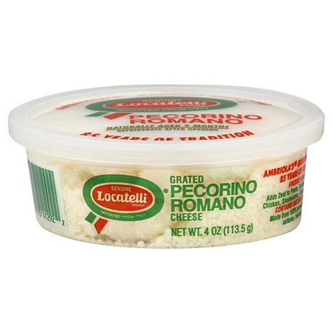 Locatelli Grated Pecorino Romano Cheese - 4 Oz