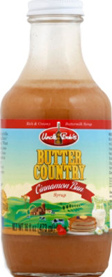 Uncle Bobs Butter Country Cinnamon Bun Syrup - 16 OZ - Image 2