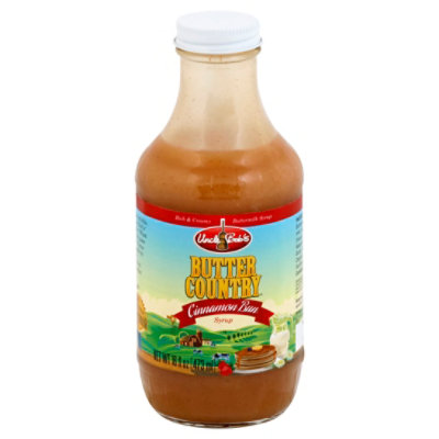 Uncle Bobs Butter Country Cinnamon Bun Syrup 16 OZ Albertsons
