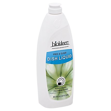Biokleen Free And Clear Dish Soap - 25 FZ - Image 1