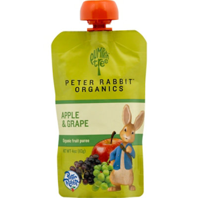 Peter Rabbit Organics Apple Grape Fruit Blend - 4 OZ - Image 2