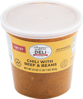 Haggen Beef Chili Soup - 23 oz. - Image 1