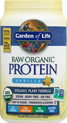 Garden Of Life Vanilla Raw Protein - 22 OZ - Image 2