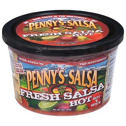 Pennys Hot Salsa - 16 OZ - Image 2