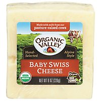 Organic Valley Baby Swiss Cheese - 8 OZ - Image 3