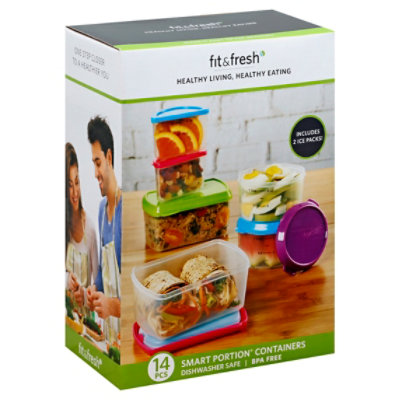 Fit & Fresh 14 Piece Container Set - Each - Shaw's