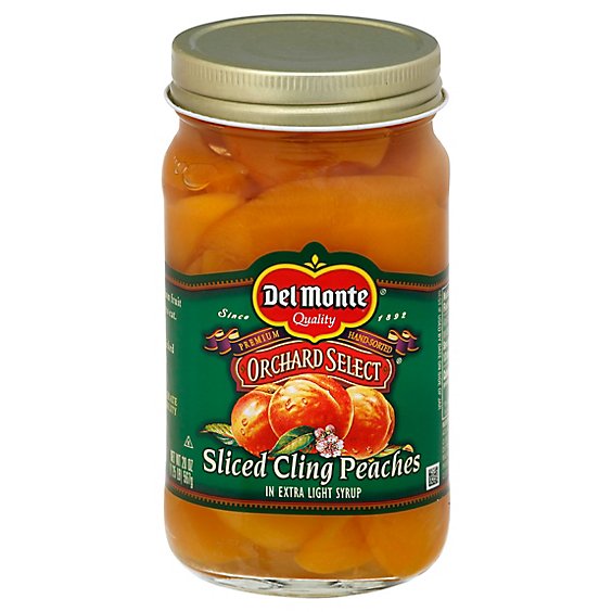 Del Monte Jr Peach Slices - 20 OZ