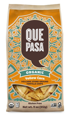 Que Pasa Organic Yellow Corn Tortilla Chips - 11 Oz - Image 2