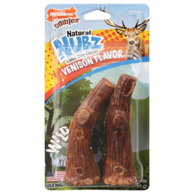 Nylabone Nubz Medium Antler - 2 CT - Image 1