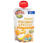 Earths Best Organic Pear/carrot/apricot Stage 3 Baby Food - 4.2 OZ
