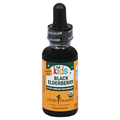 Herbpharm Kids Black Elderberry - 1 OZ - Image 3