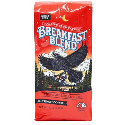 Raven Brew Breakfast Blend Coffee - 12 OZ - Image 1