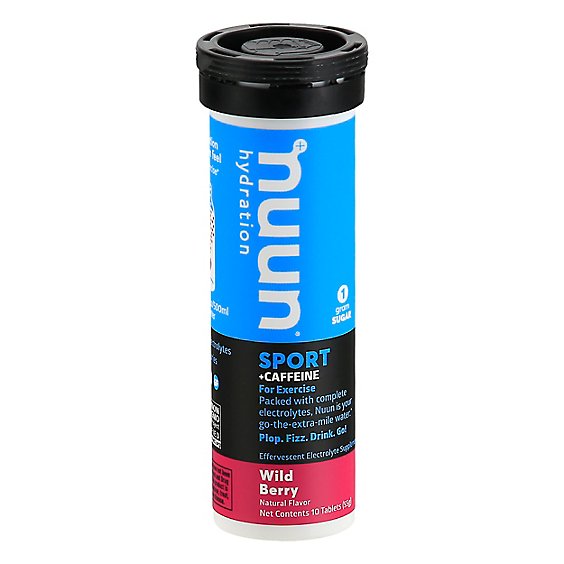 Nuun Wild Berry Energy Tablets - 10 CT