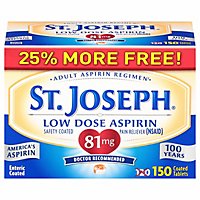 St Joseph Aspirin Bonus Pack - 150 CT - Image 3