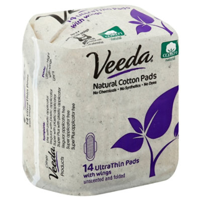 Veeda Ultra Thin Pads W Wings - 14 CT - Image 1
