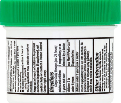 Fleet Adult Suppository - 12 CT - Image 3