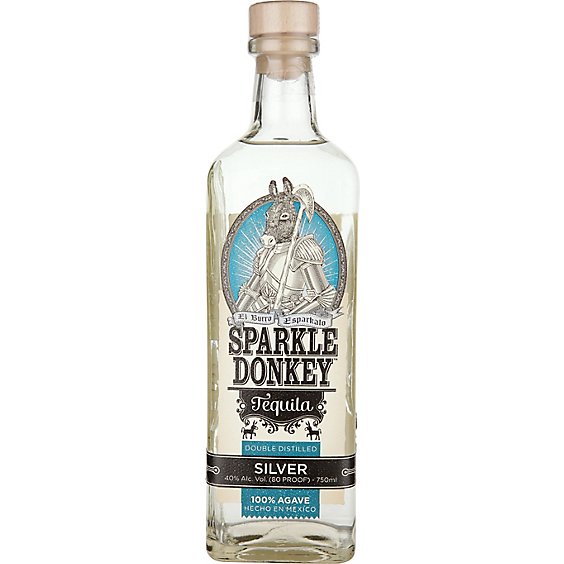 Sparkle Donkey Silver Tequila - 750 Ml