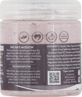 Pacha Whipped Soap & Scrub French Lavender - 8 OZ - Image 5