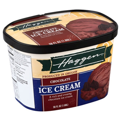 Haggen Chocolate Ice Cream - 56 FZ - Image 1