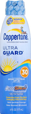 Coppertone Spf 30 Sunblock Continuous Spray - 6 FZ - Image 2