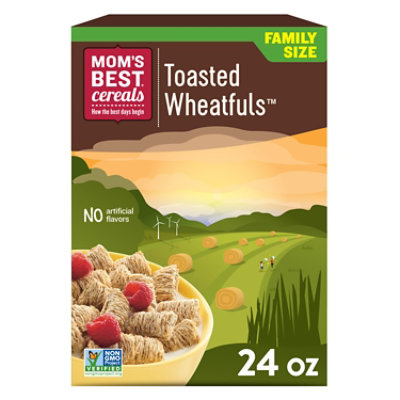 Mom's Best No Sugar Toasted Wheatfuls - 24 OZ - haggen