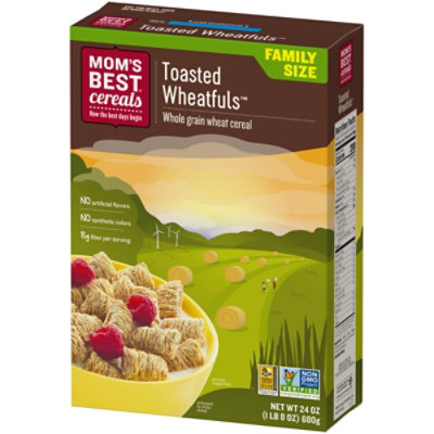 Mom's Best No Sugar Toasted Wheatfuls - 24 OZ - Image 5