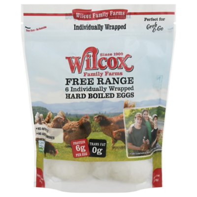 Wilcox Hard Boiled Eggs - 6 CT - Image 1