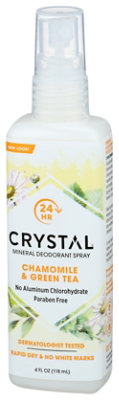 Crystal Deodorant Spray Chamomile & Green Tea - 4 Fl. Oz. - Image 4