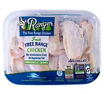 Ranger Chicken Wing Bone-in Skin-on Non GMO From Farms in the Pacific NW Air Chilled - 1 lb