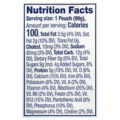 Stonyfield Pear Spinach Mango Whole Milk Pouch - 3.5 OZ - Image 3