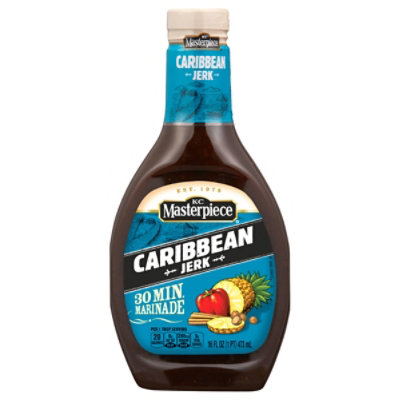 Kc Masterpiece Spiced Caribbean Bbq Sauce - 16 FZ - Image 1