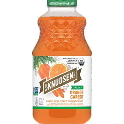 R.W. Knudsen Family Original Organic Orange Carrot Juice - 32 Fl. Oz. - Image 1