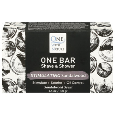 One With Nature Shave & Shampoo Bar Sand - 3.5 OZ - Image 3