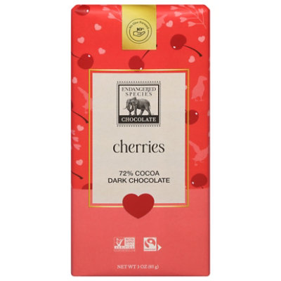 Endangered Species Chocolate Bar Dark Chocolate Cherry - 3 Oz - Image 3