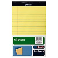 Topflight 2 Pack Canary Legal Pads - 2 CT - Image 1