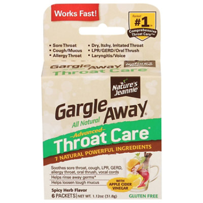 Gargle Away Throat Care - 6 CT - Image 1