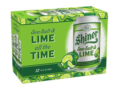 Shiner Beer Sea Salt & Lime Pack In Cans - 12-12 Fl. Oz. - Image 1